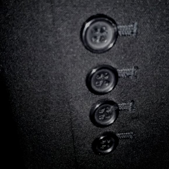 Ann Taylor SZ 8 Black Wool Blend Lined Jacket Suit Blazer Business Never Worn - Picture 4 of 8